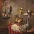 Italian still life painting trompe l'oeil from the 20th century