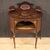 Toilette inglese in legno intarsiato del XX secolo