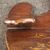 Toilette inglese in legno intarsiato del XX secolo