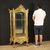 Elegant 19th century rocaille style gilded Italian showcase