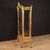 Elegant 19th century rocaille style gilded Italian showcase