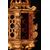 Coppia di antiche lanterne in legno dorato