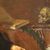Antico dipinto religioso olio su tela Santa in estasi 