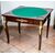 Tavolino da gioco Impero Francese in piuma di mogano con innesti di elementi in bronzo dorato. Periodo XIX secolo.