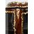 Vetrina antica Napoleone III Francese in legno esotico pregiati con applicazioni in bronzo dorato. Periodo XIX secolo.