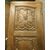 Ptn705 Piedmontese walnut door, period &#39;700, cm264 x 177 x 6     