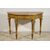 Consolle neoclassica a mezzaluna in legno intagliato e dorato, Roma, fine del XVIII secolo