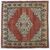 Square Antique Bakhshayesh Rug from Private Collection     