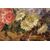 Roses Painting in a Deco Wooden Frame     