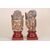 Coppia sculture in legno policromo - O/5544 - O/7728