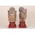 Coppia sculture in legno policromo - O/5544 - O/7728