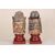 Coppia sculture in legno policromo - O/5544 - O/7728