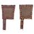 Pair of KASHKAI (or GASHGAI) saddles of old manufacture     