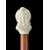 Bastone con pomolo in avorio raffigurante busto di fanciullo.