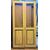 PTL672 - Porta a vetri in legno laccato, epoca '900, misura cm L 123 x H 250.