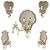 Vintage three lights Murano wall light     