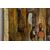 Italian ceramic panel painted with Ligurian landscape     