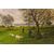 Italian landscape painting with flock     