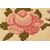 Pair of embroidered square rugs Needle Point     