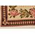 Pair of embroidered square rugs Needle Point     