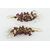 Earrings with garnets and aquamarine     