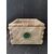 Fenomenale mortaio da centro in marmo di Carrara con intarsio - 26 x 26 cm