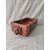 Bellissimo portagioie in marmo rosso Verona con intarsio - 15 x 30 cm