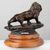 Bronze &quot;lion&quot; sculpture     