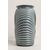 Vaso in vetro grigio Déco - O/4794