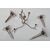 Simple English &quot;epergne&quot; in silver plate - O / 2851     