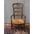 POLTRONA IN ROVERE IMPAGLIATA PROVENZALE EPOCA 800 FRANCIA  cm 54xP46xH111