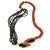 Collana in agata nera e diaspro rosso - G/4