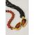 Collana in agata nera e diaspro rosso - G/4