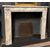 CHM847 - Camino antico in marmo bianco, misura cm L 126 x H 105 x P 35