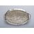 Vassoio "foglie" in ottone argentato, design italiano - O/2068 -