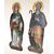 Coppia di "sagome"religiose in lamierino - XIX sec. 