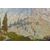 Dipinto con paesaggio in montagna - O/5151 -