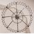 Lampadario vintage Gaetano Sciolari  - rif. O/8285