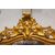 Antica specchiera in legno dorata con uva - M/1357 -