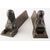 Coppia di alari antichi "sfinge" - O/4389 -