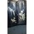 PARAVENTO GIAPPONESE  4 ANTE RICAMATO IN SETA su SETA, STRUTTURA IN LEGNO LACCATO NERO, CONDIZIONI DA COLLEZIONE, L 228 cm  (ogni anta 57 cm) H 170 cm