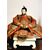 Due bambole antiche e tradizionali giapponesi - "Gli sposi imperiali,  l’imperatore (o-dairi-sama) e l’imperatrice (o-hina-sama)", Seta, legno, e altri materiali. In Ottime condizioni. Fine '800 / primi '900