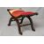 Sgabello inglese in mogano curvo ed imbottito - M/1887 -