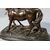 Statua francese in bronzo con cavalli - O/2677 -