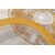 Center-table plates in glass decorated in gold - O / 3243 and O / 4061.     