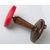 Sgabello inglese in mogano '800 -   M/832 -