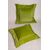 Coppia di cuscini in velluto verde mela - B/1972 -