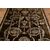 Pair of brown velvet panels with hand print - B / 1778 -     