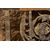 Pair of brown velvet panels with hand print - B / 1778 -     