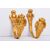 Pair of antique &quot;embrasses&quot; for curtains in gilt bronze - O / 4740-5     